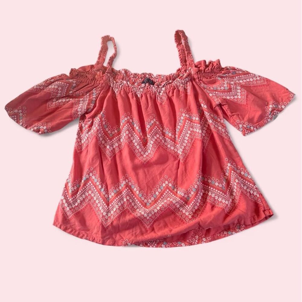 Unbranded Women's Pink and Orange Blouse